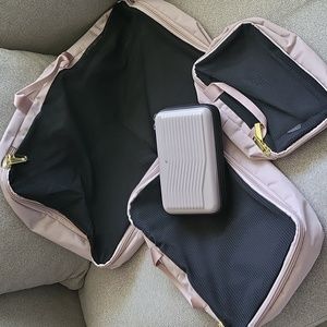 Blush Pink Travel Organizers Bags